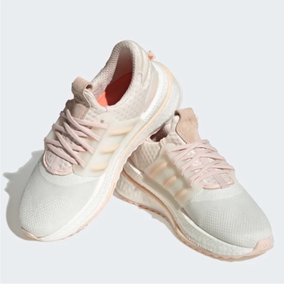 adidas X_PLRBOOST Double Boost White Pink Tint - Picture 2 of 10